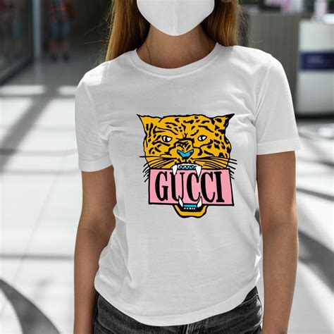 gucci rainbow t shirt|gucci tiger sequin shirt.